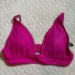 J. Crew Vibrant Pink Bikini Top